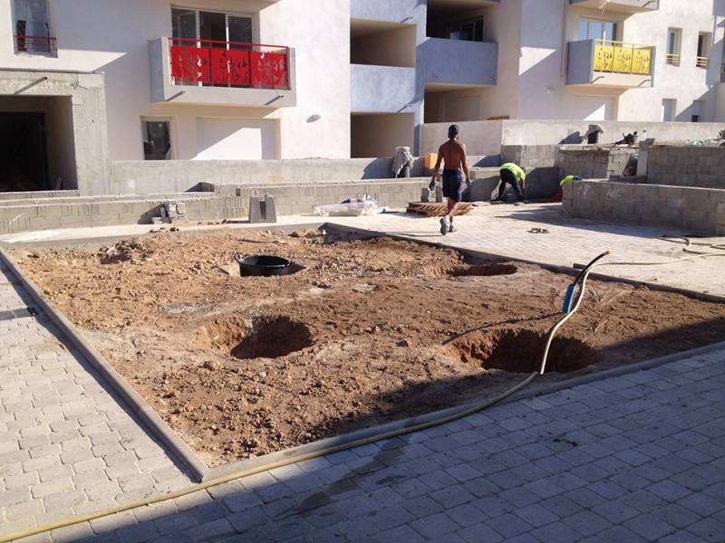 Une intervention complète afin de livrer un espace vert luxuriant.