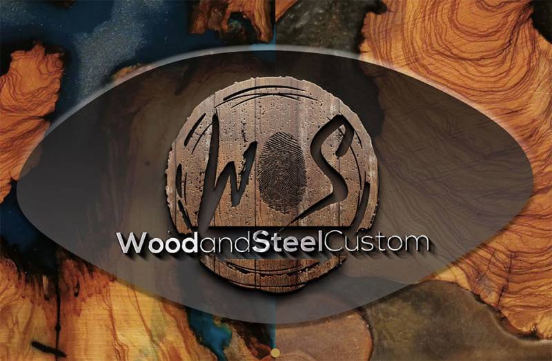 Création de meuble en bois et epoxy la farlède Wood and Steel Custom